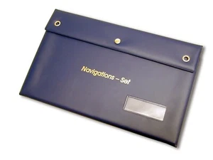 Navigationsset komplett mit Marinezirkel Kursdreieck Einhandzirkel in Tasche - Bild 1 von 4