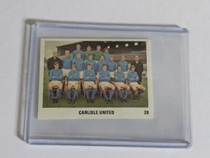 Tarjeta intercambiable de fútbol americano Carlisle United 1970-71 The Sun #28 foto del equipo - Imagen 1 de 5