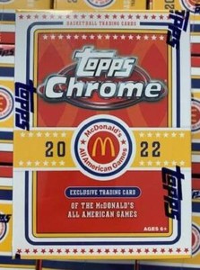 2022 Topps Chrome McDonald's All American Basketball Blaster Box FACTORY SEALED