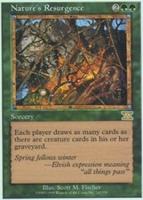 Nature's Resurgence ~ Near Mint 6th Edition Sixth MTG Magic UltimateMTG Green Ca