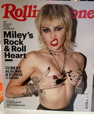 Rolling Stones Magazine January 2021 MILEY'S Rock & Roll Heart