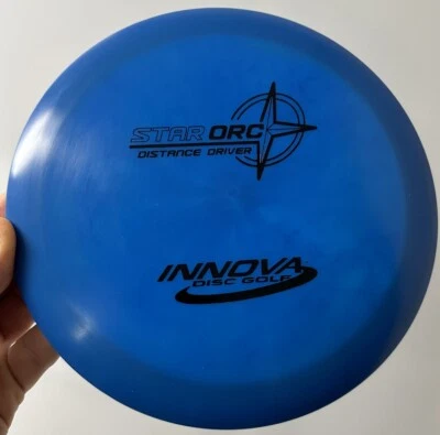 PFN Star Orc New Rare Innova Disc Golf Patent Numbers Driver OOP penned blue - Image 1 of 2