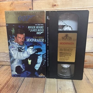 007 Moonraker James Bond VHS VCR Video Tape Used Roger Moore - Picture 1 of 5