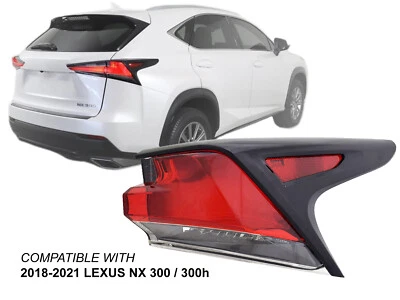 适用于外 LED 尾灯 2018 - 2021 雷克萨斯 NX 300 300h 乘客侧 8155078040 — 第 1/4 张图片