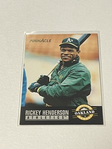 1993 Pinnacle #308 Rickey Henderson  **014676