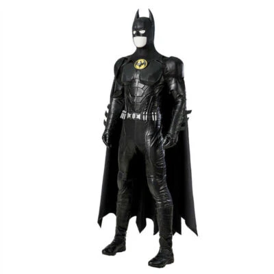 2023 The Flash Batman Bruce Wayne Battle Mens Cosplay Costume Halloween Mask Set - Image 1 of 4