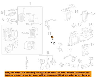 Componentes do evaporador Ford OEM 97-23 E-150 Club Wagon - Resistor 4C2Z19A706AA - Imagem 1 de 2