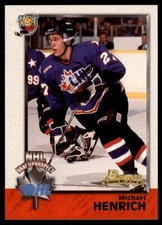 Michael Henrich 1998-99 Bowman CHL #127 Barrie Colts