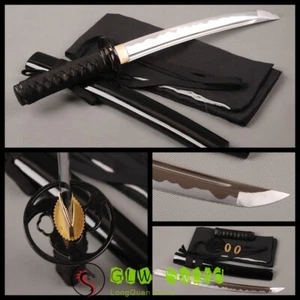 Fully Handmade Japan Samurai Sword 1060 Carbon Steel Tanto Full Tang Sharp Knife - Picture 1 of 12