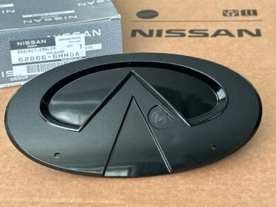 New OEM INFINITI Q50 2018-22 Front Grille Emblem Bracket 62866-6HH0A - Image 1 of 4