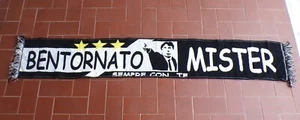 Sciarpa JUVENTUS BENTORNATO MISTER Antonio Conte allenatore 2011 Ultras Tifosi - Picture 1 of 2