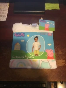 PEPPA PIG UNISEX KID'S PYJAMAS 3-4  YEARS BIRTHDAY CHRISTMAS NIGHTWEAR - Picture 1 of 1