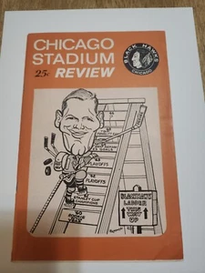 1965 1966 Hockey program Montreal Canadiens @ Chicago Blackhawks Unscored - Picture 1 of 4