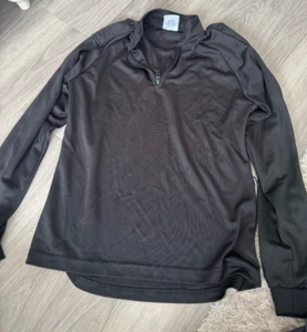 ⭐GENUINE EX POLICE BLACK ZIP UP POLO LONG SLEEVE SHIRT SIZE MEDIUM FEMALE FAN4⭐ - Picture 1 of 5