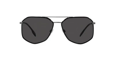 Auténticas gafas de sol Burberry BE3139 1144/87 plateadas borde completo gris oscuro 58 mm Foto 1 de 2