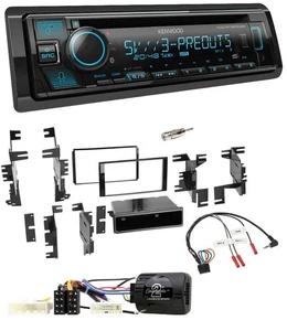 Kenwood Bluetooth USB CD Lenkrad DAB Autoradio für Nissan Cube ab 2009 Frontier - Bild 1 von 7
