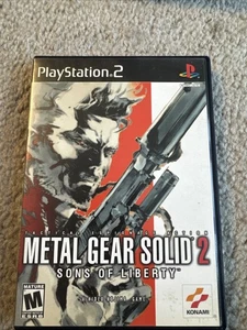 Metal Gear Solid 2: Sons of Liberty Sony PlayStation 2 PS2 - CIB Black Label - Bild 1 von 4