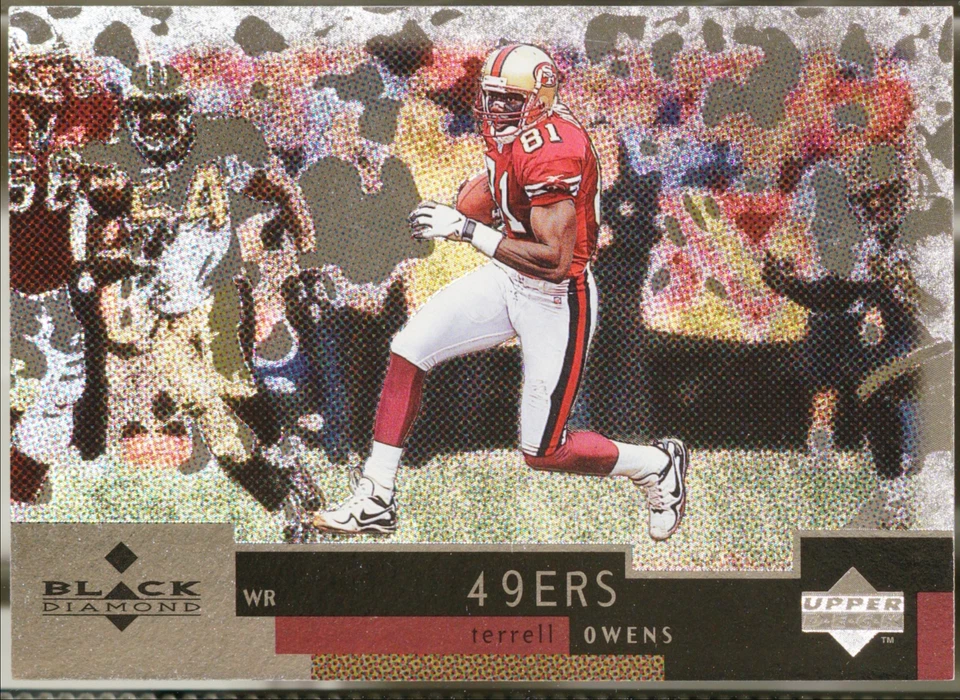 1998 Upper Deck Black Diamond Football Terrell Owens #14 NM - Image 1 of 1