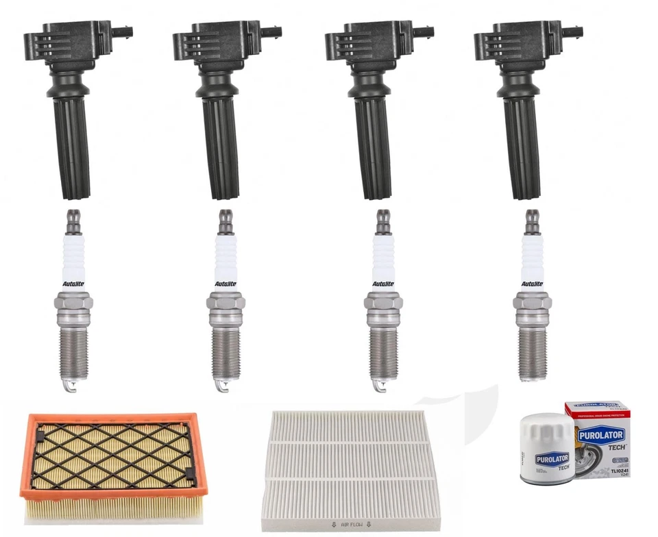 Bobinas de encendido directo bujías afinación para Ford Edge 2016-2018 2,0 L Foto 1 de 4