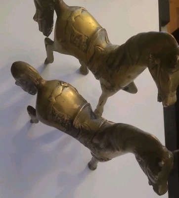 Large  Decorative Horse Sculptures Likely Inspired By Chinese Tang Dynasty Style - Image 1 of 4