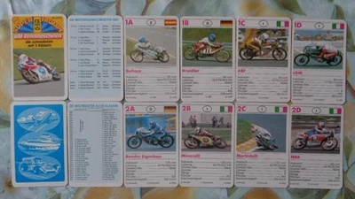 Quartett Motorsport WM Rennmaschinen Kreidler Yahmaha Suzuki Kawasaki Harley - Bild 1 von 3