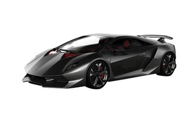 1:24 MotorMax Lamborghini Sesto Elemento 2010 Grigio Barra MTM79314BK Modellino - Immagine 1 di 2