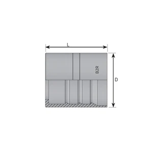 BOCCOLA PER TUBO 3/8" 2ST/R2A A PELARE - Imagen 1 de 1