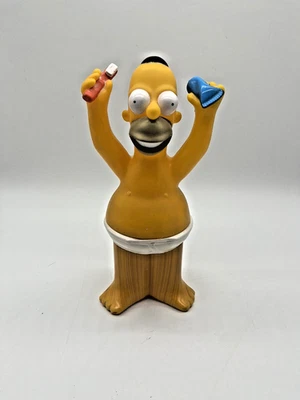 Homer Simpson 25cm Figur The Simpsons Schaumbad 1998 Hose Zahnbürste sehr guter Zustand - Bild 1 von 4