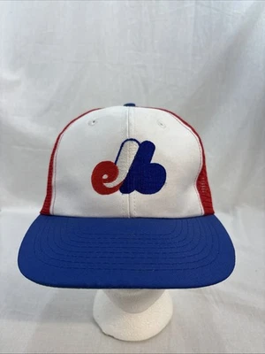 Vintage Montreal Expos MLB Baseball Snapback Hat Cap Adjustable - Image 1 of 4