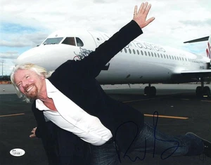 FOTO AUTOGRAFIADA FIRMADA POR RICHARD BRANSON 11x14 - virgen multimillonario galáctico jsa - Imagen 1 de 1