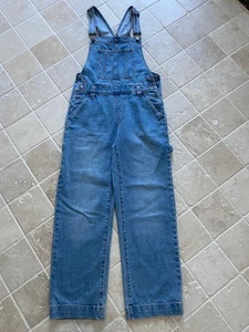 WOMENS, COTTON ON, UTILITY DENIM LONG OVERALL / DUNGAREES, BNWT, SIZE AU 10 BLUE - Picture 1 of 7