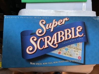 Super Scrabble Crossword Board Game 2006 Complete Used-Good - Image 1 of 4