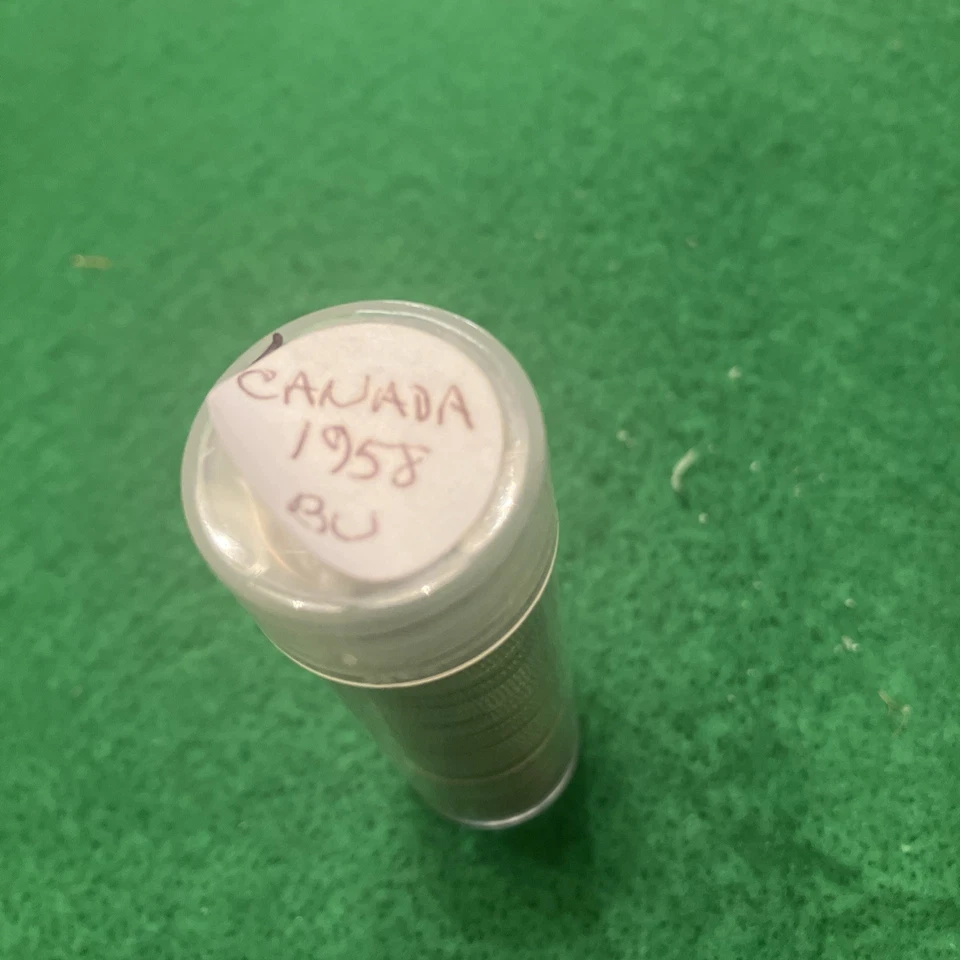 Canada 1958 Silver Dime Roll/tube Of 50 BU - Image 1 of 4