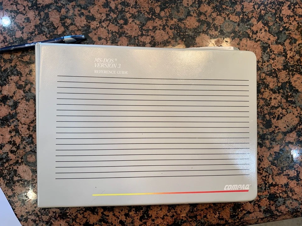 Vtg COMPAQ MS DOS/BASIC Version 3 Reference Guide - Image 1 of 1