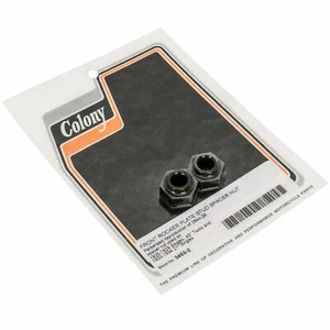 FRONT FORK ROCKER PLATE SPACER NUTS - Harley Singles Twins 1926-34 . . 3453-2 - Picture 1 of 2