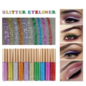 Long-lasting Metallic Sparkling Glitter Liquid Eyeliner Party Makeup Eye Liner