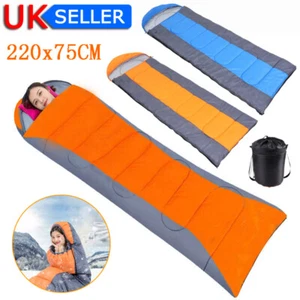 4 Seasons Sleeping Bag Waterproof Outdoor Camping Hiking Envelope Single Zip Bag - Picture 1 of 22