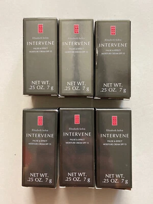 Лот из 6 увлажняющих кремов Elizabeth Arden Intervene Pause & Effect SPF 15, 0,25 унции - Изображение 1 из 4