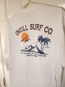 NEU Neu mit Etikett weiß O'Neill Surf Co. Herren-T-Shirt Gr. L G groß kurzärmelig orange - Bild 1 von 7