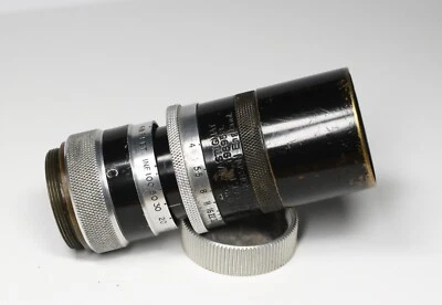Taylor-Hobson Cooke Telekinic 3 Inch f/4 C mount Vintage Movie Cine Lens - Image 1 of 4
