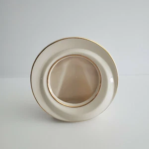 Lenox Picture Frame Holds 3” X 4”, Ivory W/24 Karat Gold FREE SHIPPING - Picture 1 of 3