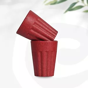 Tazas multiusos ecológicas 100 ml (paquete de 2) - fibras de bambú y cáscara ... - Imagen 1 de 4