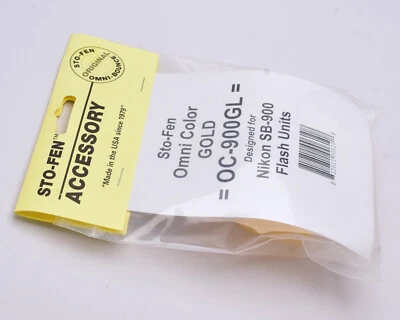 Sto-Fen Omni Color Gold OC-900GL for Nikon SB-900 Flash Units (#7961) - Image 1 of 2