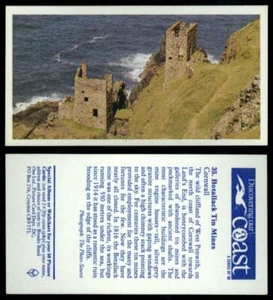Botallack Tin Miners #35 Discovering Our Coast 1989 Brooke Bond Tea Card - Picture 1 of 1