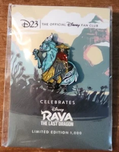 D23 EXCLUSIVE DISNEY RAYA AND THE LAST DRAGON LIMITED EDITION PIN - Picture 1 of 1