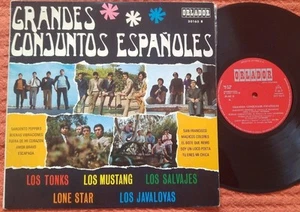SPANISH PSYCH BEAT 10" Comp LOS TONKS MUSTANG SALVAJES JAVALOYAS LONE STAR EX/EX - Picture 1 of 2