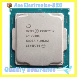 Intel I7-7700K Core SR33A 4.2 GHz 8M Cache Quad-Core LGA 1151 CPU Processor - Picture 1 of 4