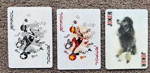 Original Swap playing cards Joker’s lenticular motion dog ALF Geelong West Coast