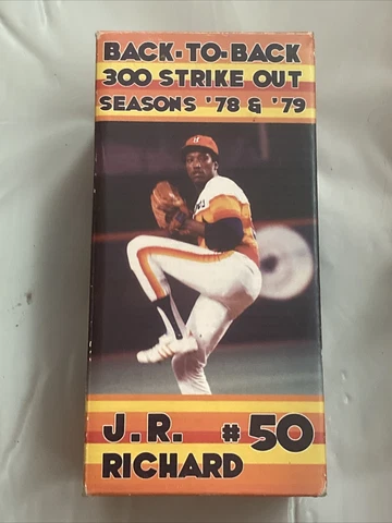 ASTROS' SGA:   J.R. RICHARD BOBBLEHEAD BACK TO BACK 300 STRIKEOUTS. New In Box Cover