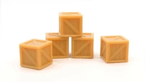 USA Made - HO Scale Wooden Crate - 5 Pack 870817 - Picture 1 of 2